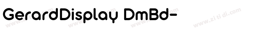 GerardDisplay DmBd字体转换